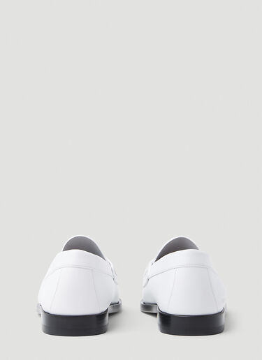 Burberry Rupert Penny Loafers White bur0253035