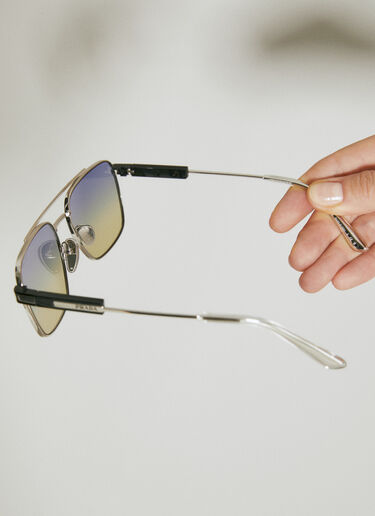 Prada Metal Frame Sunglasses Silver lpr0353003