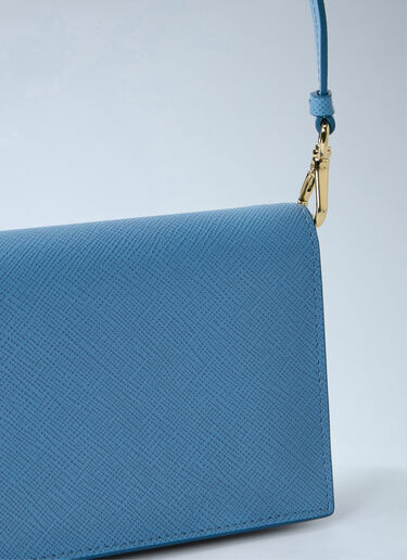 LN-CC® - Prada: Saffiano Leather Mini Bag - Light Blue Prada Saffiano Leather Mini Bag Light Blue pra0264204