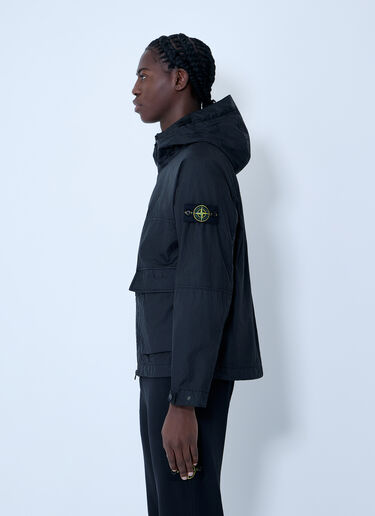 Stone Island Short Parka Jacket Black sto0164006
