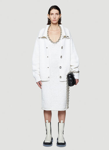 Bottega Veneta Knitted Cardigan White bov0241010