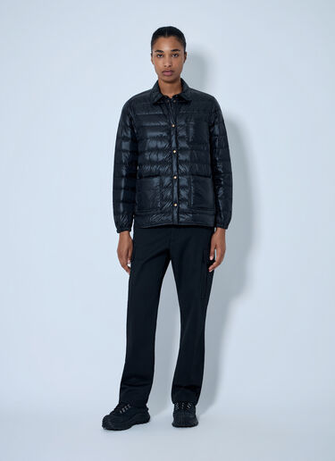 LN-CC® - Moncler: Fouine Down Shirt Jacket - Black Moncler Fouine Down Shirt Jacket Black mon0265063