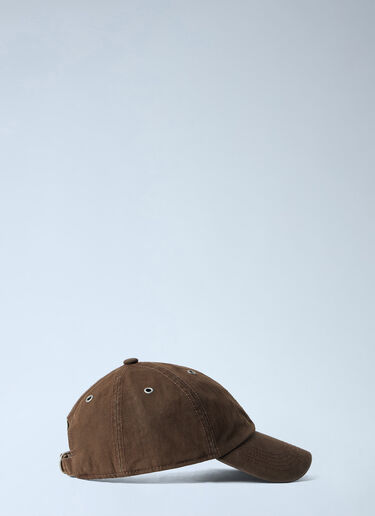 LN-CC® - Acne Studios: Baseball Cap - Brown Acne Studios Baseball Cap Brown acn0165067