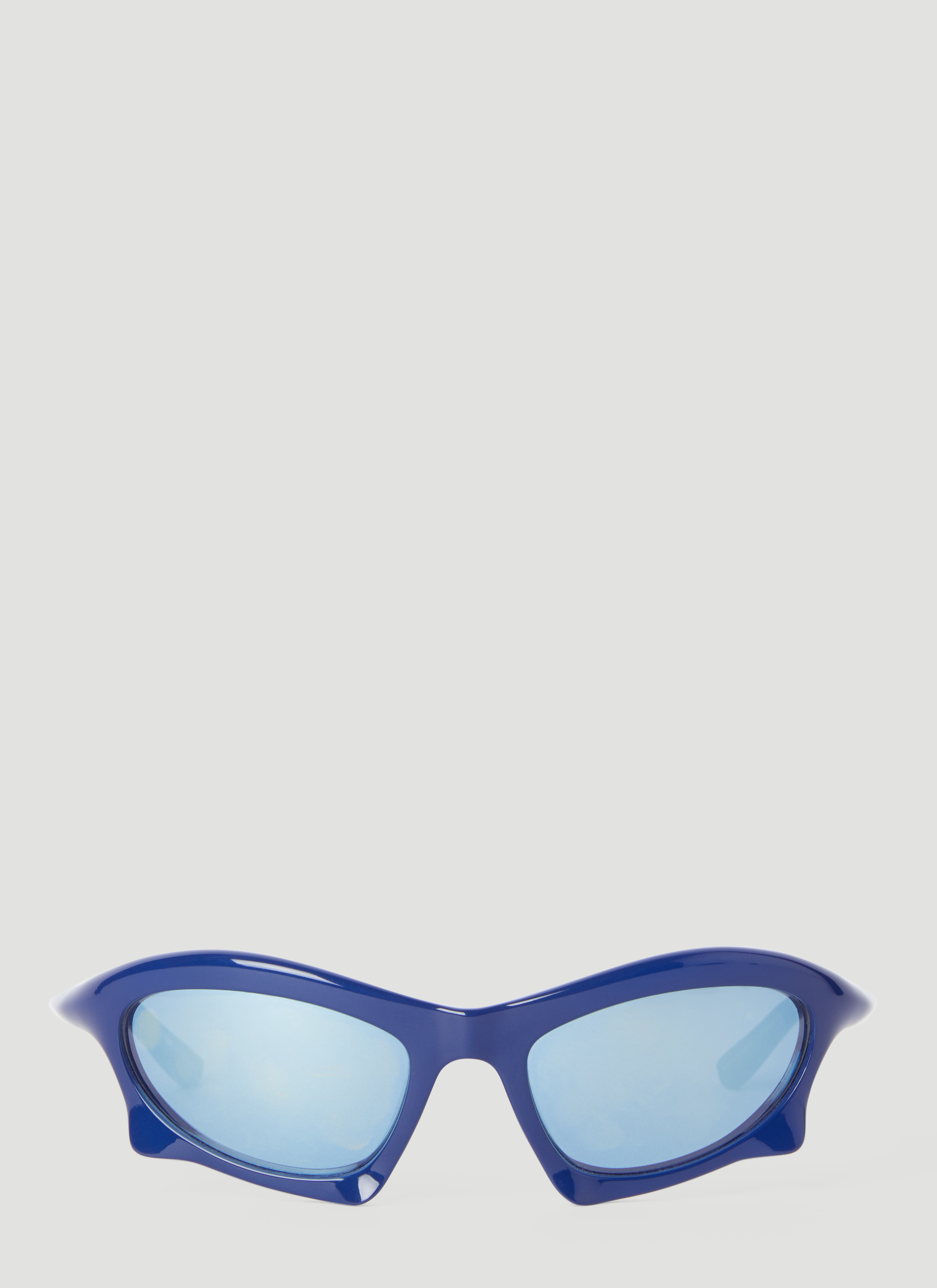 Acne Studios Bat Rectangle Sunglasses Silver cns0356002