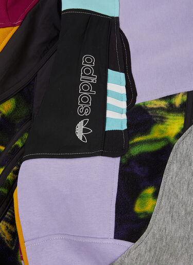 DRx FARMAxY FOR LN-CC x adidas Upcycled Multi Panel Hooded Sweatshirt Multicolour drx0345008