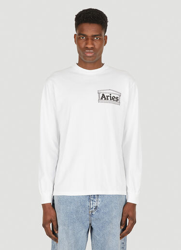 Aries Happy Dude Sweatshirt White ari0148004