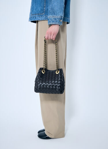 Bottega Veneta 스몰 패러슈트 체인 숄더백 브라운 bov0259048