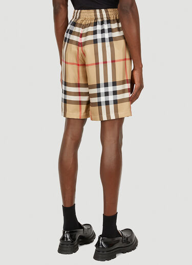 Bradeston Vintage Check Shorts Burberry Bradeston Vintage Check Shorts Beige bur0148017