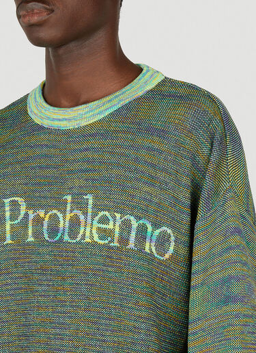 Reverse Problemo Sweater Aries Reverse Problemo Sweater Green ari0152018
