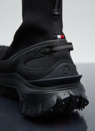 Moncler Trailgrip Knit High Top Sneakers Black mon0255045