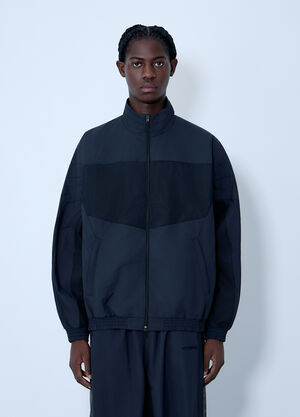 Vetements Mesh Panel Track Jacket Black vet0162002