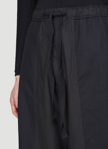 J.W. Anderson Contrast Panel Drawstring Pants Black jwa0140012