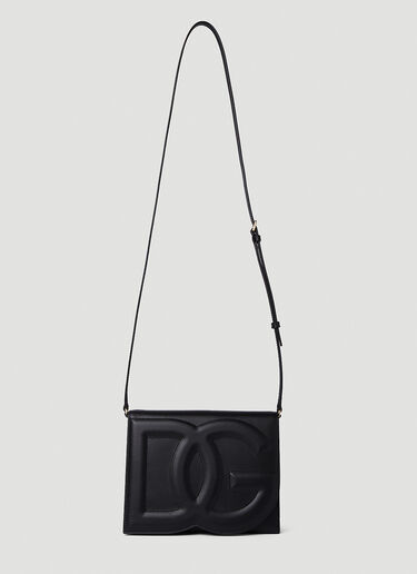 Dolce & Gabbana Logo Shoulder Bag Black dol0250040