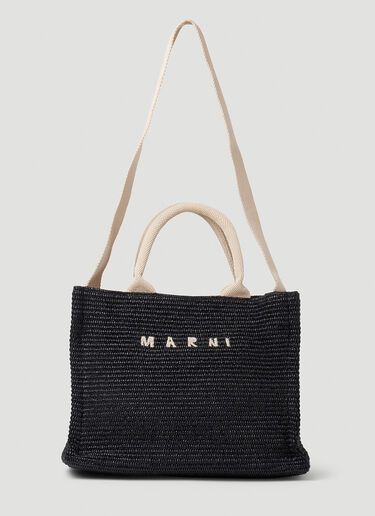 Marni Small Basket Tote Bag Black mni0251051