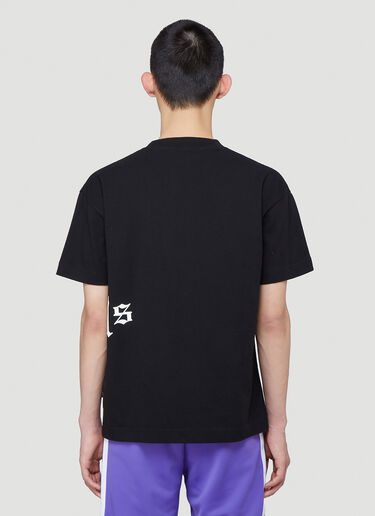 Palm Angels Gothic Logo T-Shirt Black pma0140001