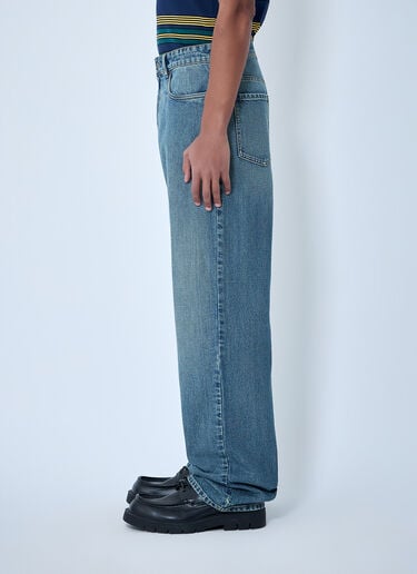 Miu Miu Wide-Leg Denim Jeans Blue miu0164012