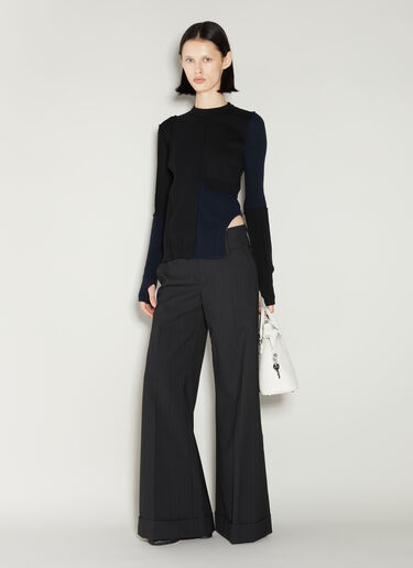 Pinstripe Pants MM6 Maison Margiela Pinstripe Pants Black mmm0253013