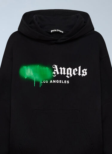 Spray LA Hooded Sweatshirt Palm Angels Spray LA Hooded Sweatshirt Black pma0162129