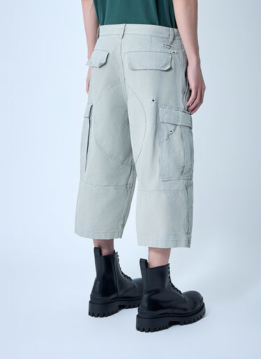 Balenciaga Cropped Cargo Pants Beige bal0163010