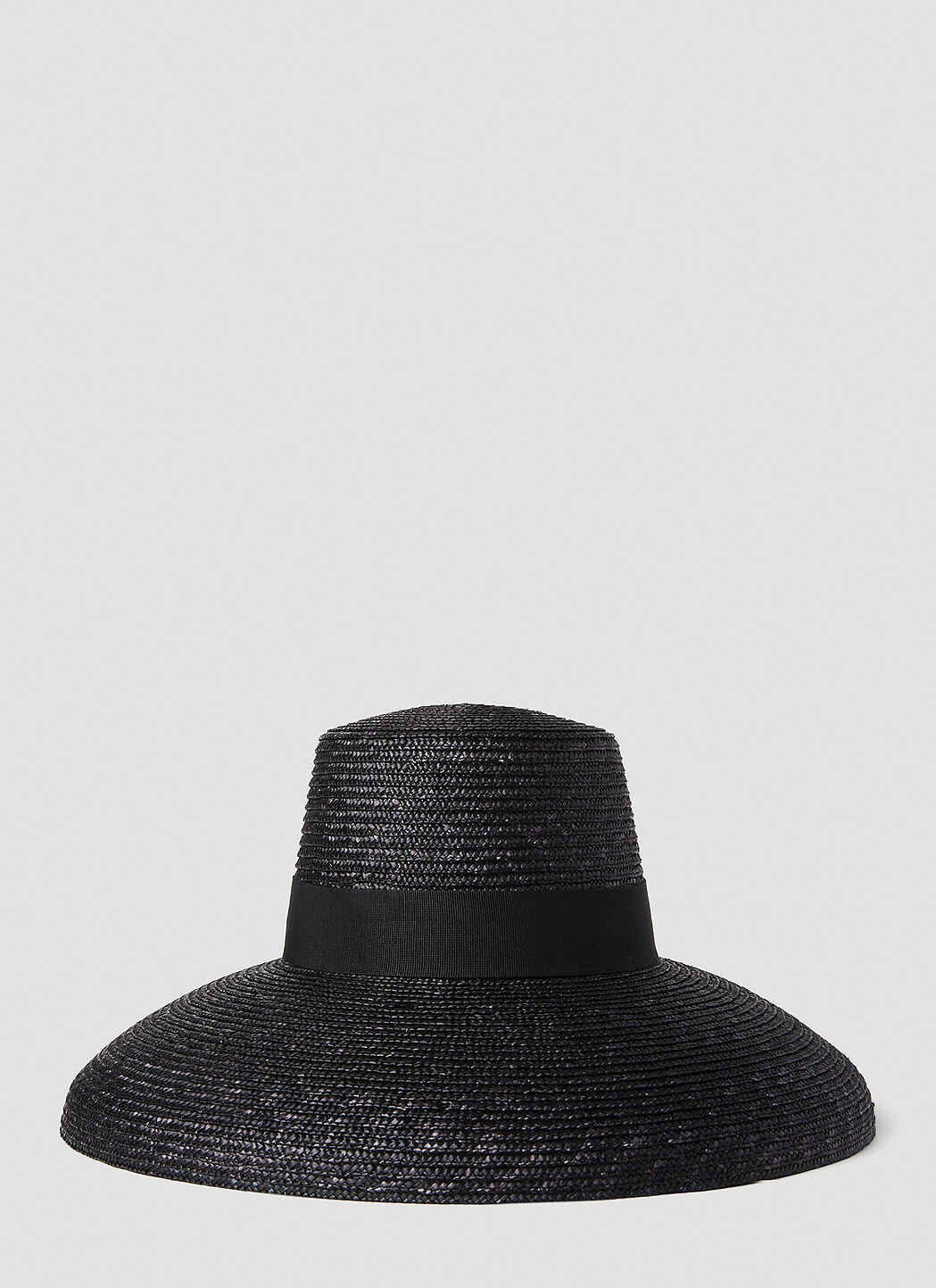Max Mara Corona Raffia Hat In Black | ModeSens