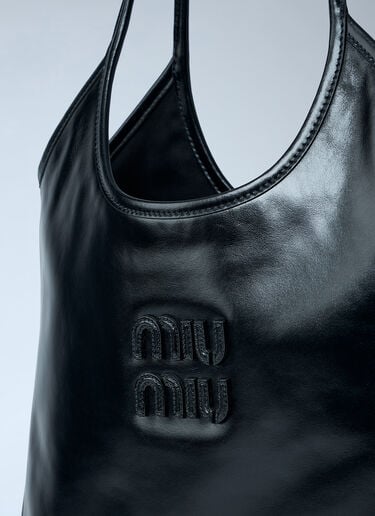 Ivy Leather Shoulder Bag Miu Miu Ivy Leather Shoulder Bag Black miu0263035