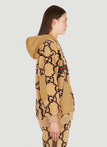 Gucci 맥시 GG 인조 모피 스웨트셔츠 베이지 guc0251053