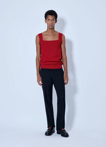 LN-CC® - Prada: Shetland Wool Tank Top - Red Prada Shetland Wool Tank Top Red pra0166211