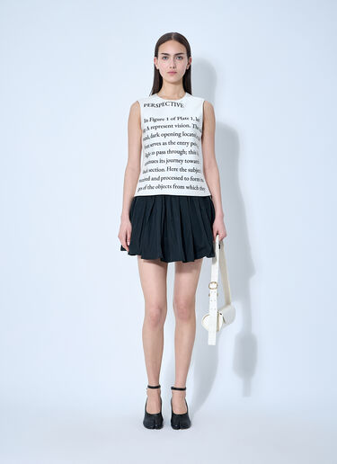 JW Anderson Gathered Skort Black jwa0260003