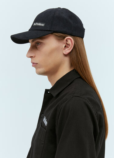 Mini Problemo Corduroy Baseball Cap Aries Mini Problemo Corduroy Baseball Cap Black ari0154017