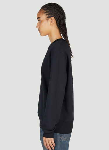 Acne Studios Face Patch Sweatshirt Black acn0253017