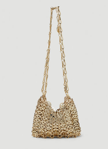 Rabanne 1969 Nano Shoulder Bag Gold pac0251014