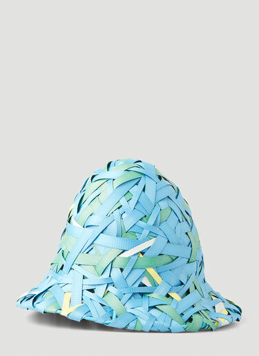 Space Available Upcycled Sun Hat Blue spa0346014