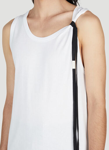 Ann Demeulemeester Seva Tank Top White ann0152005