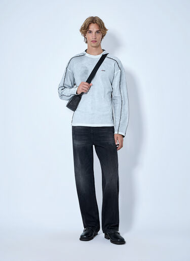 Diesel T-Riven-Ls Hoodie Grey dsl0163006