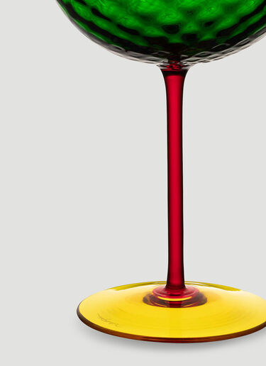 Dolce & Gabbana Casa Champagne Glass in Murano Glass Multicoloured wps0690034
