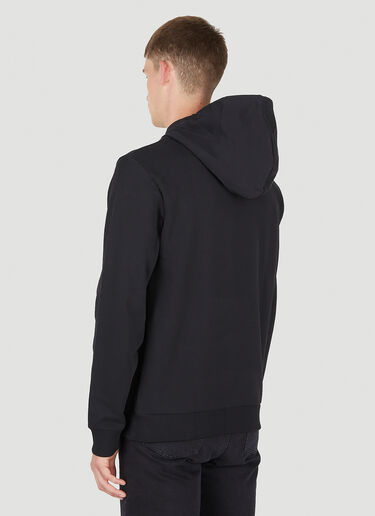 A.P.C. Item Logo Print Hooded Sweatshirt Black apc0150009