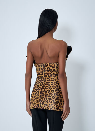 Corinne Bustier Top Khaite Corinne Bustier Top Brown kha0262002