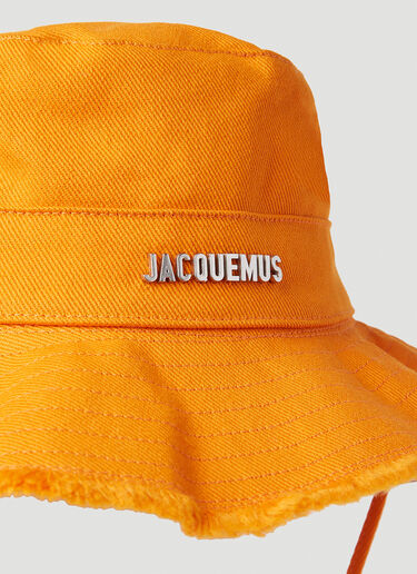 Jacquemus 르 보브 아티쵸크 햇 오렌지 jac0151035