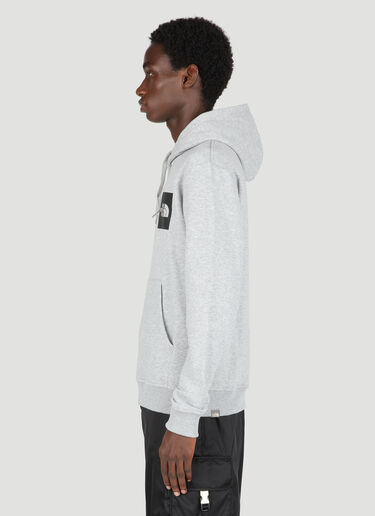 The North Face Logo Print Hooded Sweatshirt Grey tnf0154005