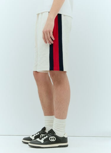 Gucci GG Cotton Terry Cloth Shorts White guc0155006