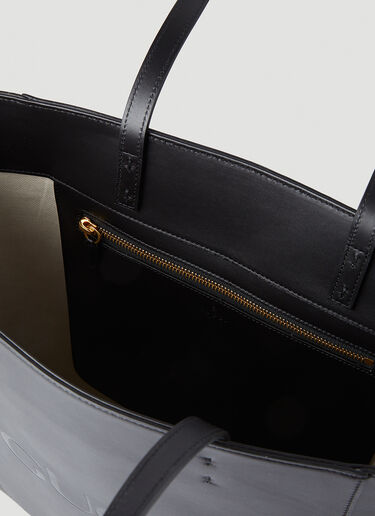 Gucci 徽标压纹托特包 黑色 guc0247228