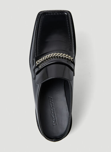 Martine Rose 方头穆勒鞋 黑色 mtr0150011