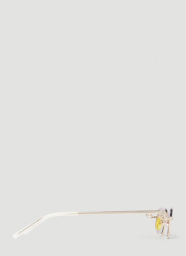 Gucci Rectangular Sunglasses Gold guc0252132