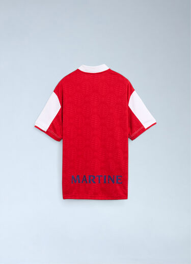 Logo Motif Polo Shirt Nike x Martine Rose Logo Motif Polo Shirt Red nik0362106