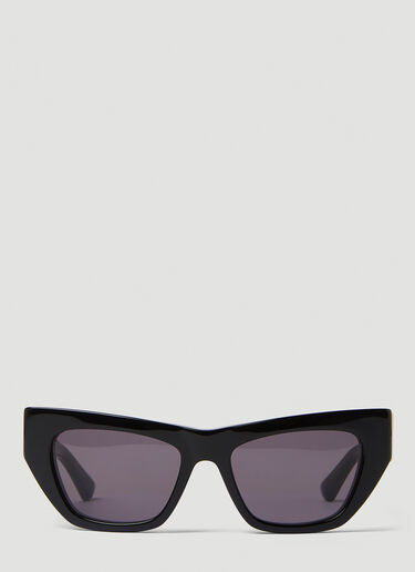 Bottega Veneta Geometric Cat Eye Sunglasses Black bov0249134