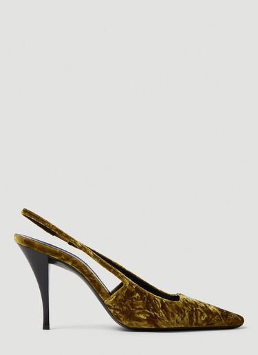 Saint Laurent Tom High Heels Yellow sla0249086