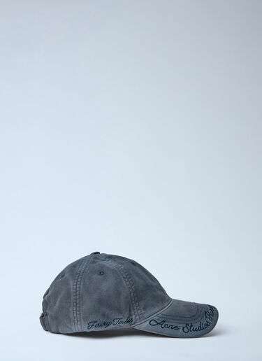 Acne Studios Logo Baseball Cap Grey acn0164010