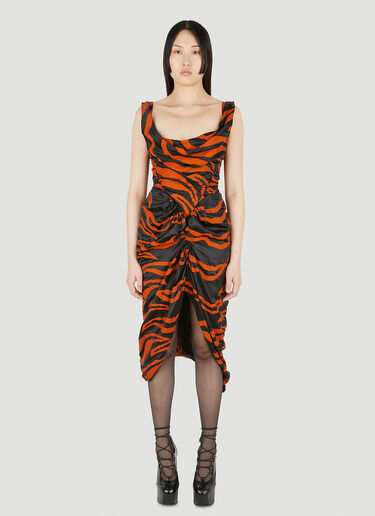 Vivienne Westwood Panther 连衣裙 橙 vvw0249002