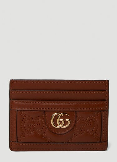 GG Matelassé Cardholder Gucci GG Matelassé Cardholder Brown guc0251125