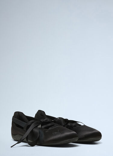 LN-CC® - Puma: Speedcat Ballet Satin Sneakers - Black Puma Speedcat Ballet Satin Sneakers Black pum0262032